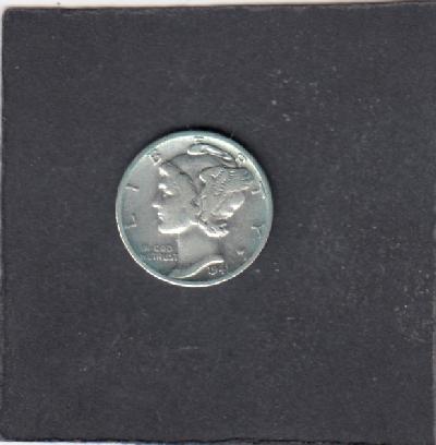 Beschrijving: 1 Dime MERCURY